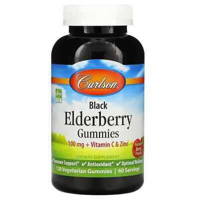 Carlson Laboratories Elderberry Gummies 120