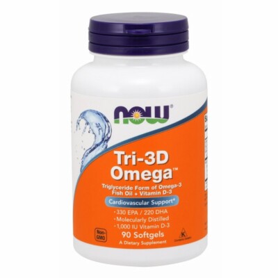 NOW Foods TRI-3D OMEGA 90 SGELS