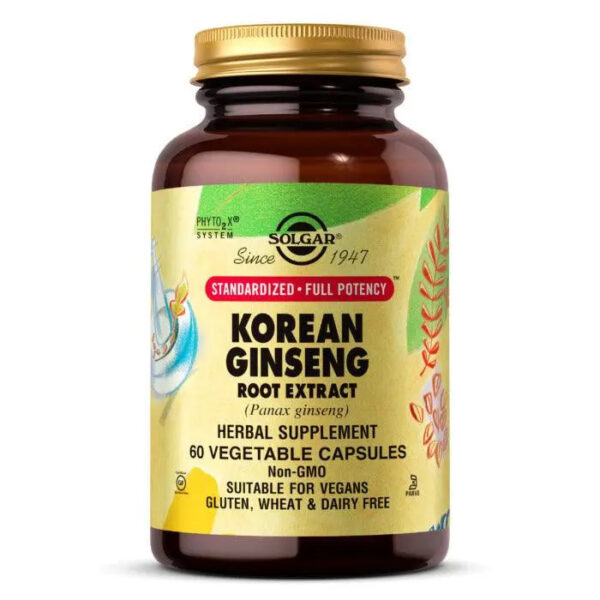 Solgar SFP Korean Ginseng Root Extract Vegetable Capsules