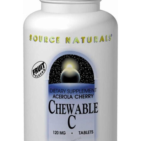 Source Naturals Acerola Cherry Chewable C 120 mg Fruit