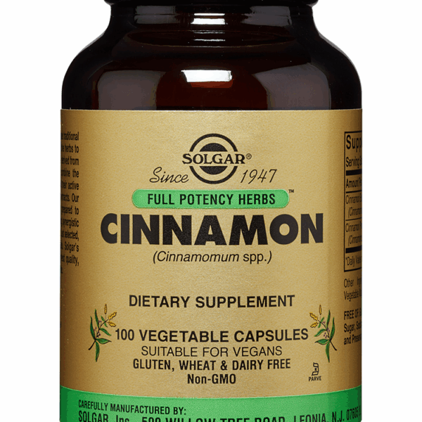 Solgar FP Cinnamon Vegetable Capsules