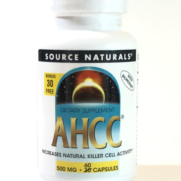 Source Naturals AHCC® 500 mg 30+30 Bonus Bottle