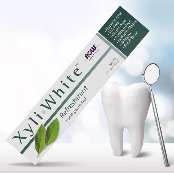 NOW Foods Xyliwhite Refreshmint Toothpaste Gel 6.4 OZ