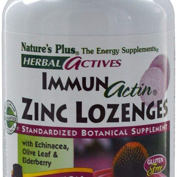 Natures Plus IMMUNACTIN ZINC LOZENGE 60